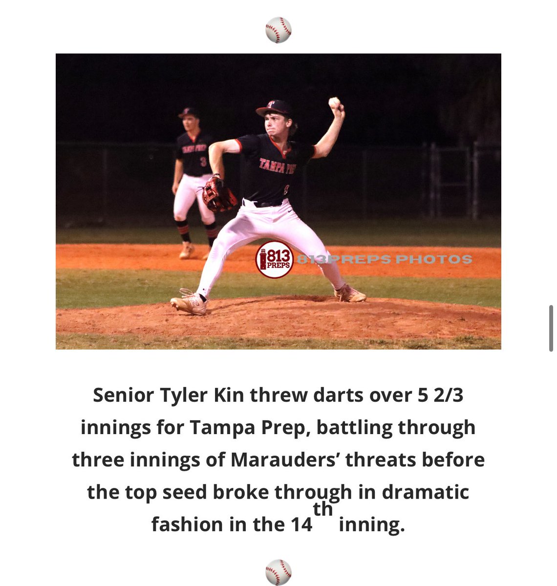_Tyler_Kin's tweet photo. 1.53 ERA over 41 innings. It’s been a good year but we are looking for a regional victory!Go Terps!! @TopPreps @Hood_Baseball @SunilSportsNews @JamesGroony @SportsNanko @PrepstarFlorida @TMottOWU @MikeCamunas @jayRecher @TheProspectRadr @PG_Scouting @PG_Uncommitted @813Preps @PB_Uncommitted