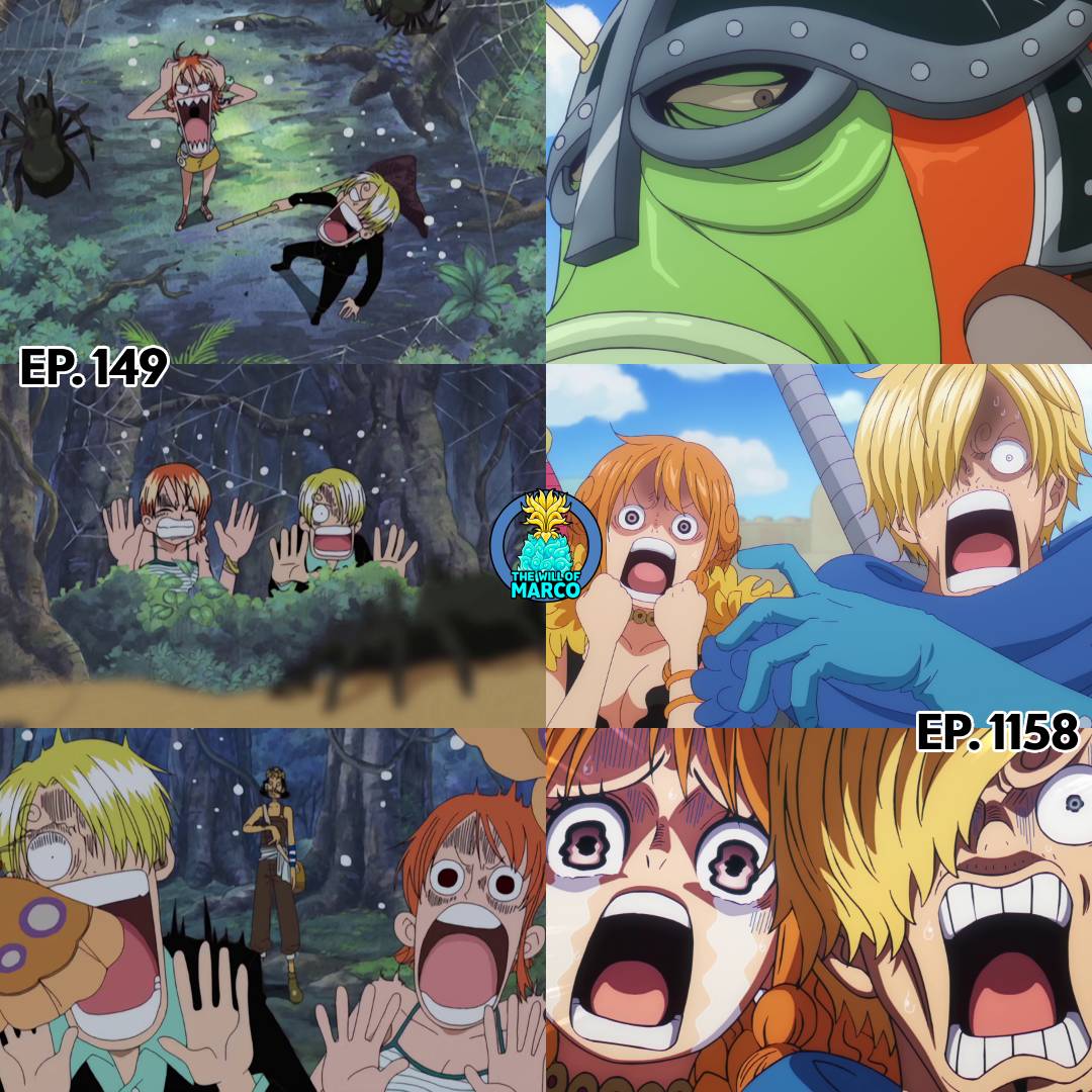 Some things never change 😂

Nami and Sanji are still dead scared of bugs 🤣