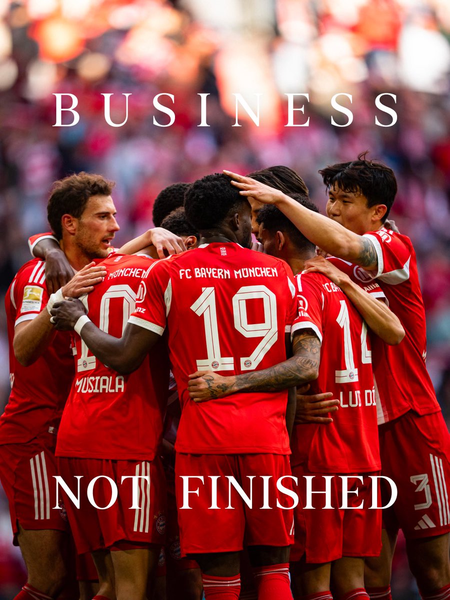 one title secured 🔒 hungry for more 🤝🏆

<a href="/FCBayern/">FC Bayern München</a>