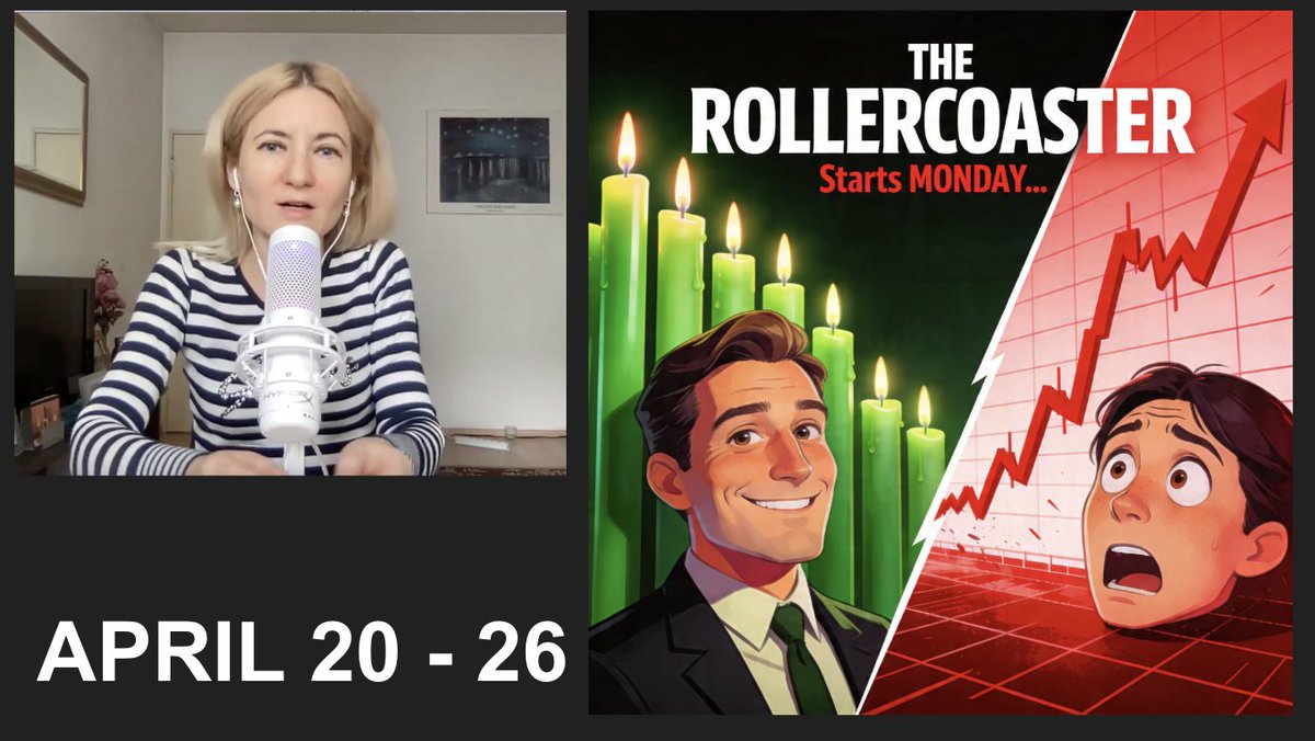 AndreeaTomoiag3's tweet image. $BTC April 20th - 26th: A rollercoaster this week?

Checkout my latest video:
youtu.be/1JUZz-DobDo

#astrology #trading #crypto #bitcoin