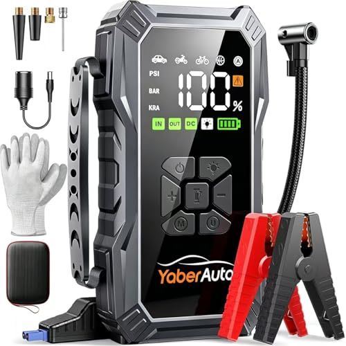 DealsDispatch's tweet image. 🚨 DEAL ALERT 🚨

YaberAuto 10-in-1 Jump Starter with Air Compressor 6000A 150PSI Car Battery Jump Starter (All Gas/10L Diesel) 12V Jump Box Car Battery Jumper Starter 

Find it here: dealsdispatch.com/deals/yaberaut…

#AmazonDeals #TechDeals #Amazon #Deals