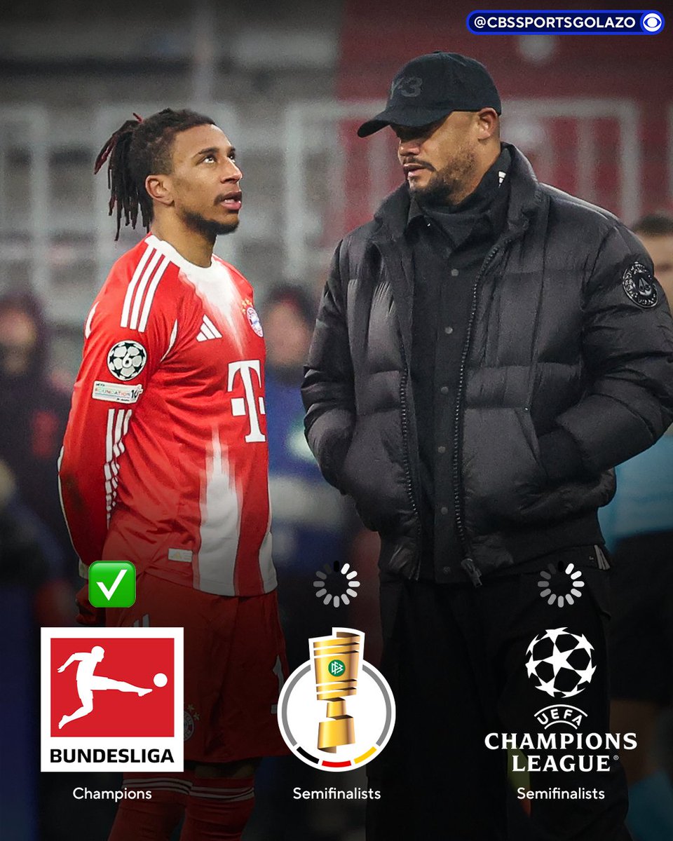 Bayern Munich are eyeing a treble 👀