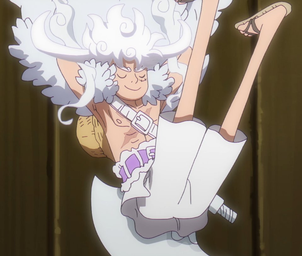 pixelsushis's tweet photo. I love it when gear 5 luffy does this https://t.co/P6hlOood0D