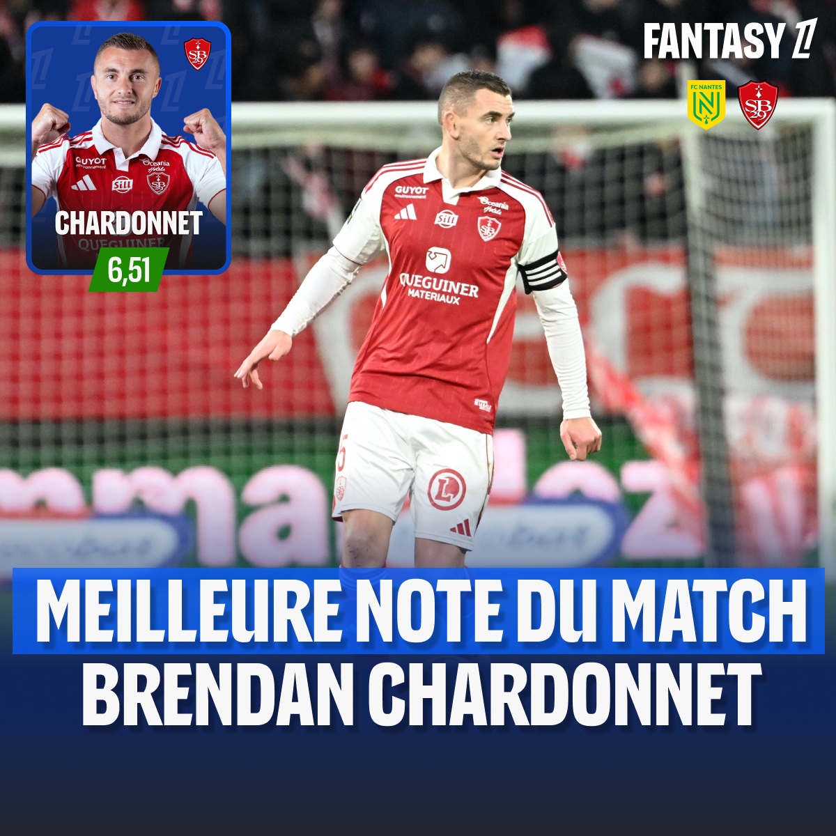 FantasyLigue1's tweet photo. Une après-midi marquée par les buts ! 13 au total lors de ce dimanche.
Estéban Lepaul score encore avec une note de 7,48 face au RCSA 🤩
Otavio, Brendan Chardonnet et Maghnes Akliouche terminent meilleurs joueurs des chocs de cet après-midi.
#ASMAJA #FCMPFC #FCNSB29 #RCSASRFC
