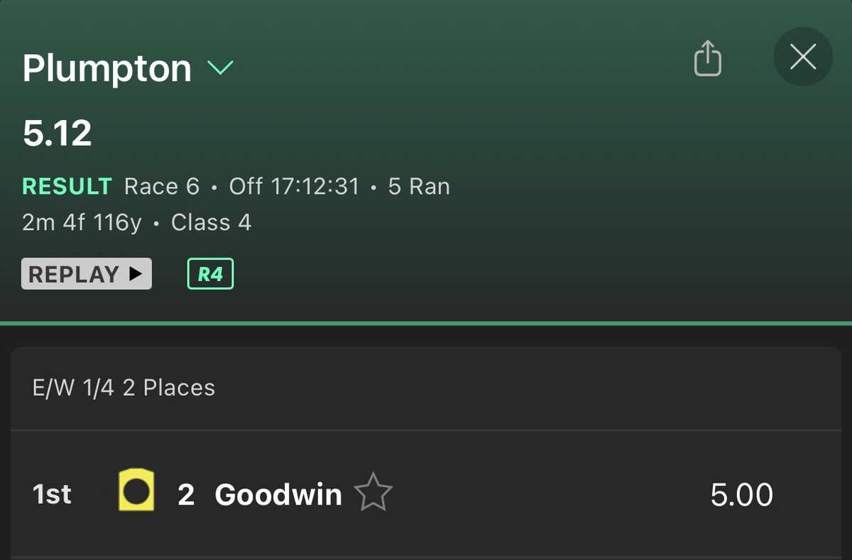 ShoreBets_'s tweet image. More Winners 🔥
Goodwin, Pushed long way out still took it 💪
Picked up 6.8 - SP 5.0 ✅
Posh Chick, Closer than we would like for the price but still a win 🥇 
Picked up 2.0 - SP 2.0 👌
Takes us to 5 Winners on the day,
Running P&amp;amp;L now out soon 🫡
#Winner #Profit #HorseRacing