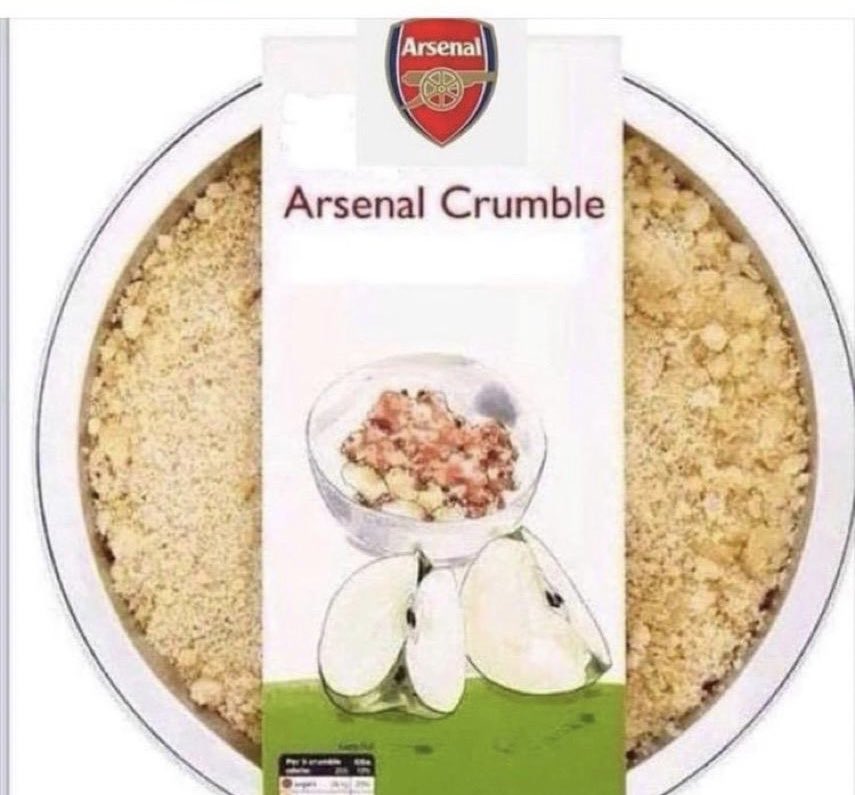 theracehorseguy's tweet photo. Share it as far and as wide as you can

Arsenal crumble 😂😂😂 https://t.co/SXmuMWe07H
