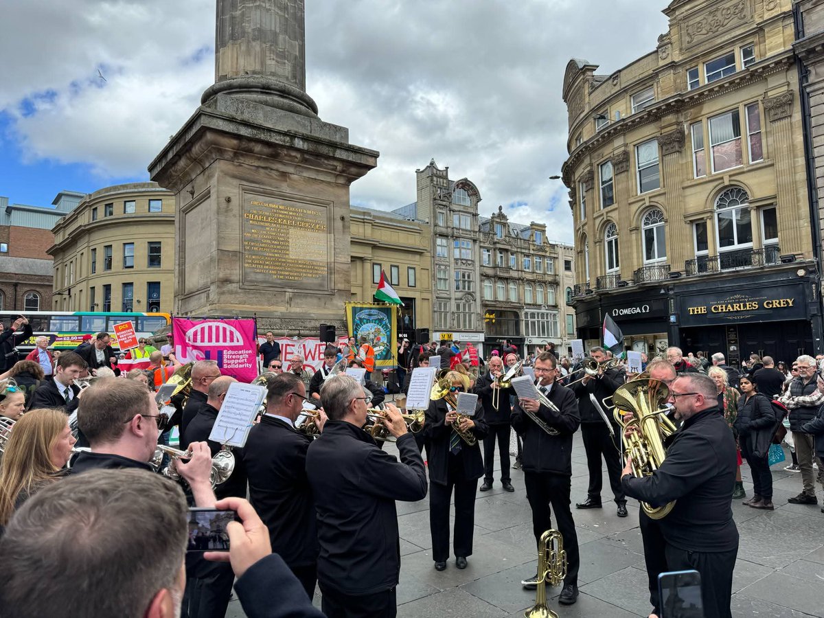 FishburnBand's tweet photo. Before going to Birmingham to compete in the Grand Shield on 3 May, we'll be leading the May Day parade in Newcastle on Sat 2 May (starting 11:30 am from the Bandstand, Exhibition Park) 🎺 https://t.co/h8MocFTgN7