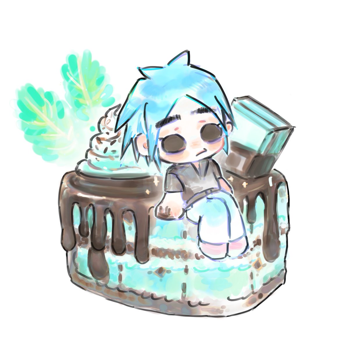 BAB8tnOnP2ZNJpA's tweet image. #gorillaz #2D 
🌿🍫