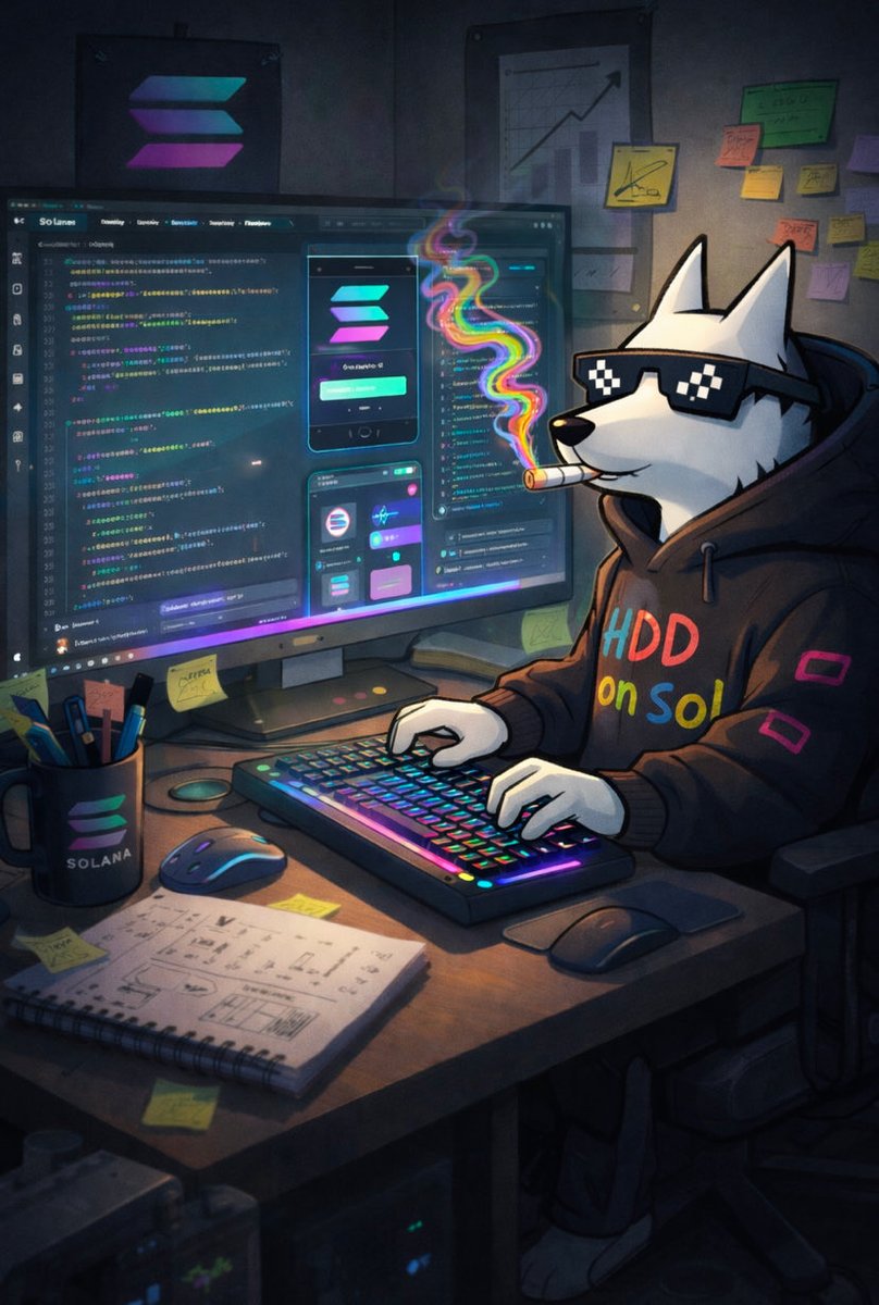 0x404Ghost's tweet photo. Live footage of $HDD dev cooking up for holders, buying back tokens to burn and proving this project is long term.
 
@HandDrawnDogSol 

6ZKCEQPT7hULSD4iU9j4UXUA5gDbtuNLM93sXQx6BAGS

Load your bag before markets reverse😤 https://t.co/R9zc8PDIE1