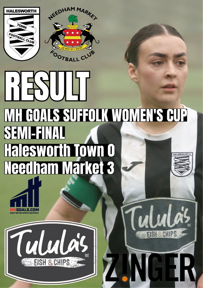 HTFC_Women's tweet photo. A performance to be proud of 👏🏼🖤🤍

Every single player battled continuously and made it very difficult for Needham Market to break through and Town can walk away with their heads held high ⚽️ 

Best of luck to @NMFCWomen in the final! ⚽️🖤🤍 https://t.co/jBQj6d96w0