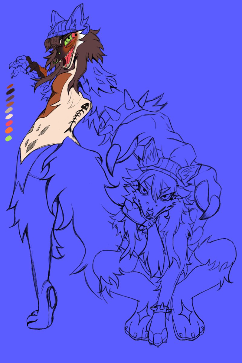 Ghoul_Nya's tweet photo. WIP in progress I'm working on this for a fanart competition of @DUNCEDOGS oc jeje https://t.co/J24VAXRfTb