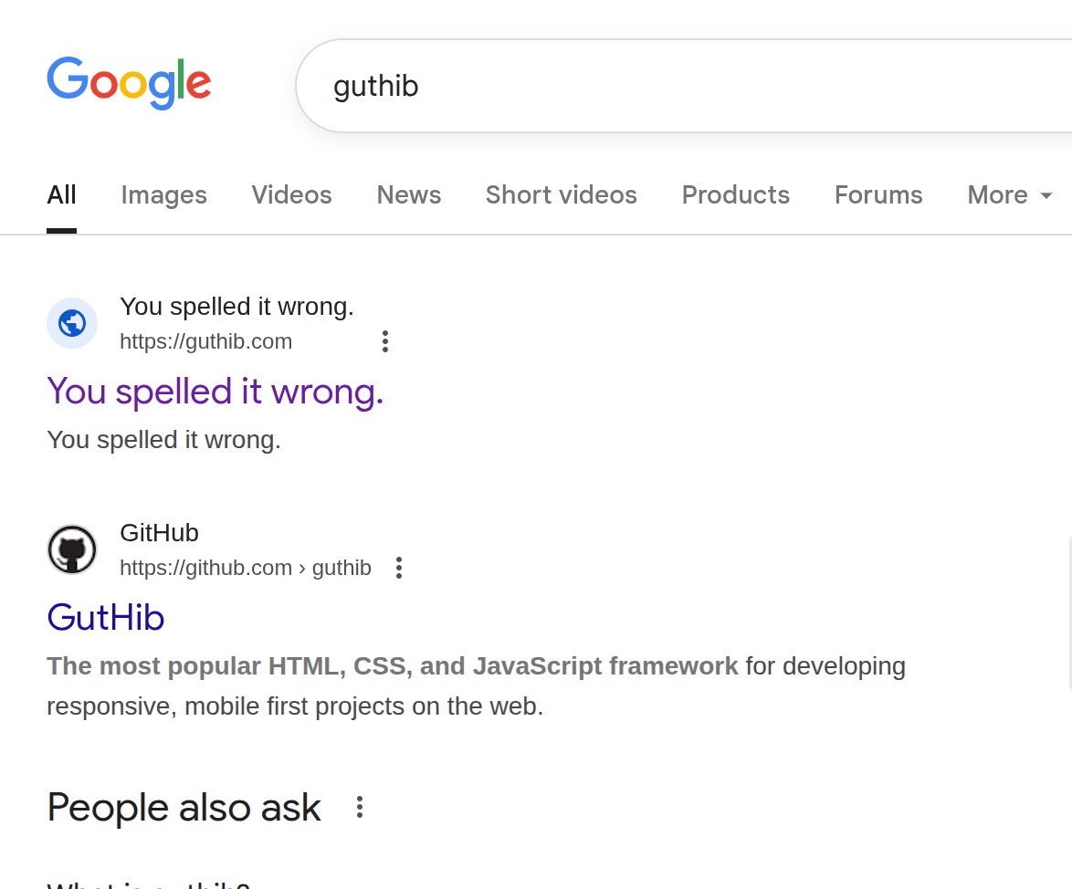 joinFAUN's tweet photo. Type “guthib” and Google will make a code review: “You spelled it wrong.”! 😅

---
  
We share memes like this in our weekly newsletter—plus deep insights on DevOps, SRE, and CloudComputing. Subscribe 📬 https://t.co/gVb14sbBhq https://t.co/G9JsTjcBOZ