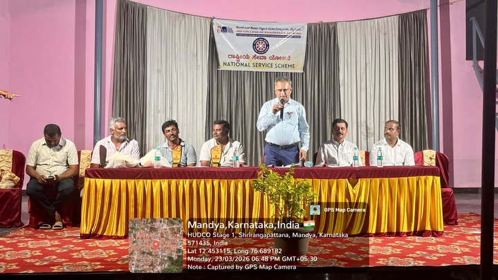 Jsscpmysuru's tweet image. JSSCPM, is proud to announce the successful inauguration of the NSS Special Annual Camp. 
Program: NSS Special Annual Camp Inauguration, Darasaguppe Village, Srirangapatna Taluk
Date: Monday, 23 March 2026
#JSSCPM #NSS #NSSCamp
#JSSAHER #CommunityService