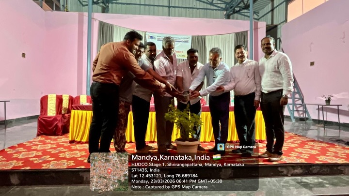 Jsscpmysuru's tweet image. JSSCPM, is proud to announce the successful inauguration of the NSS Special Annual Camp. 
Program: NSS Special Annual Camp Inauguration, Darasaguppe Village, Srirangapatna Taluk
Date: Monday, 23 March 2026
#JSSCPM #NSS #NSSCamp
#JSSAHER #CommunityService