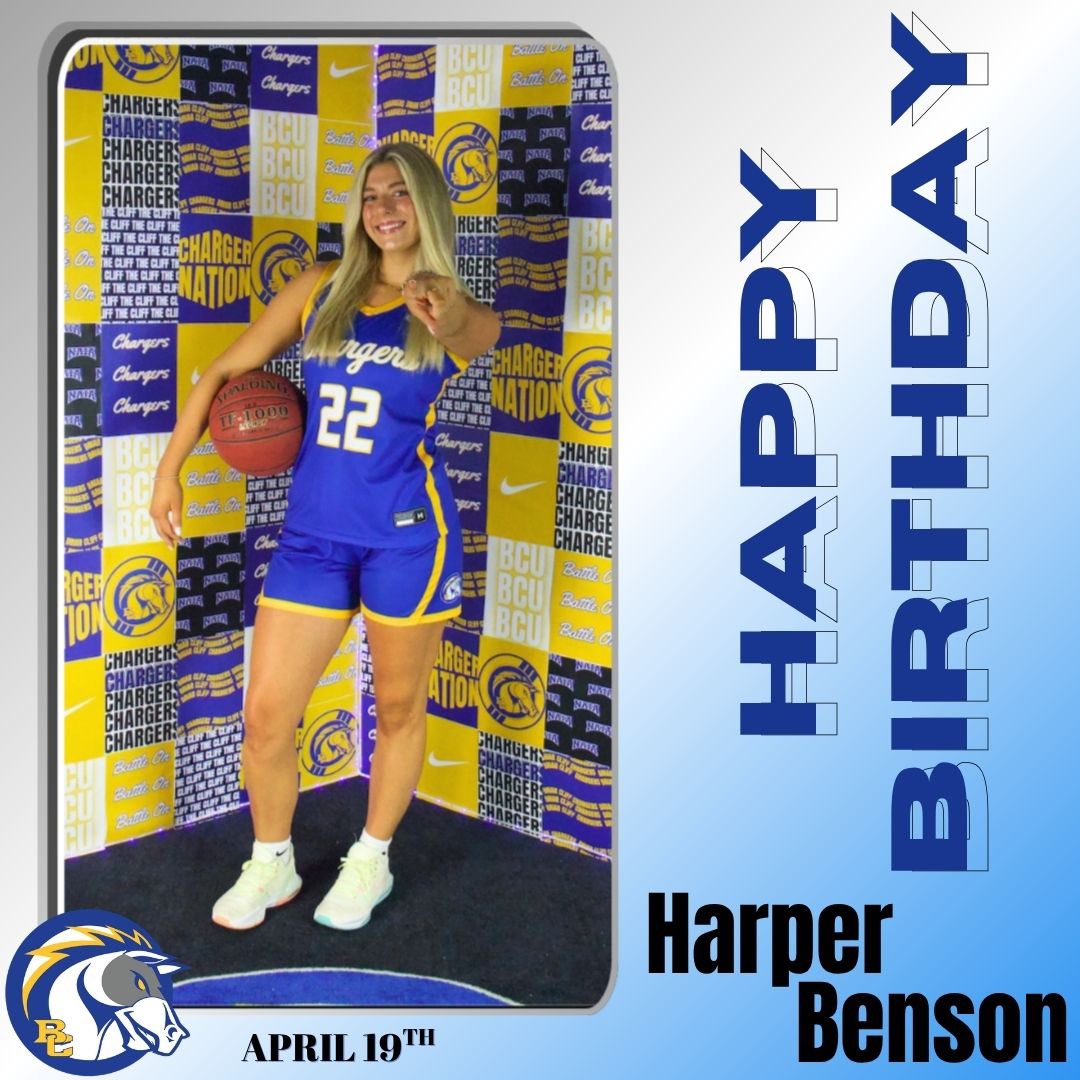 BriarCliffWBB's tweet photo. Happy Birthday Harper! We hope you have a GREAT day!!! 🥳🎂🥳 https://t.co/LrGRopo7E0