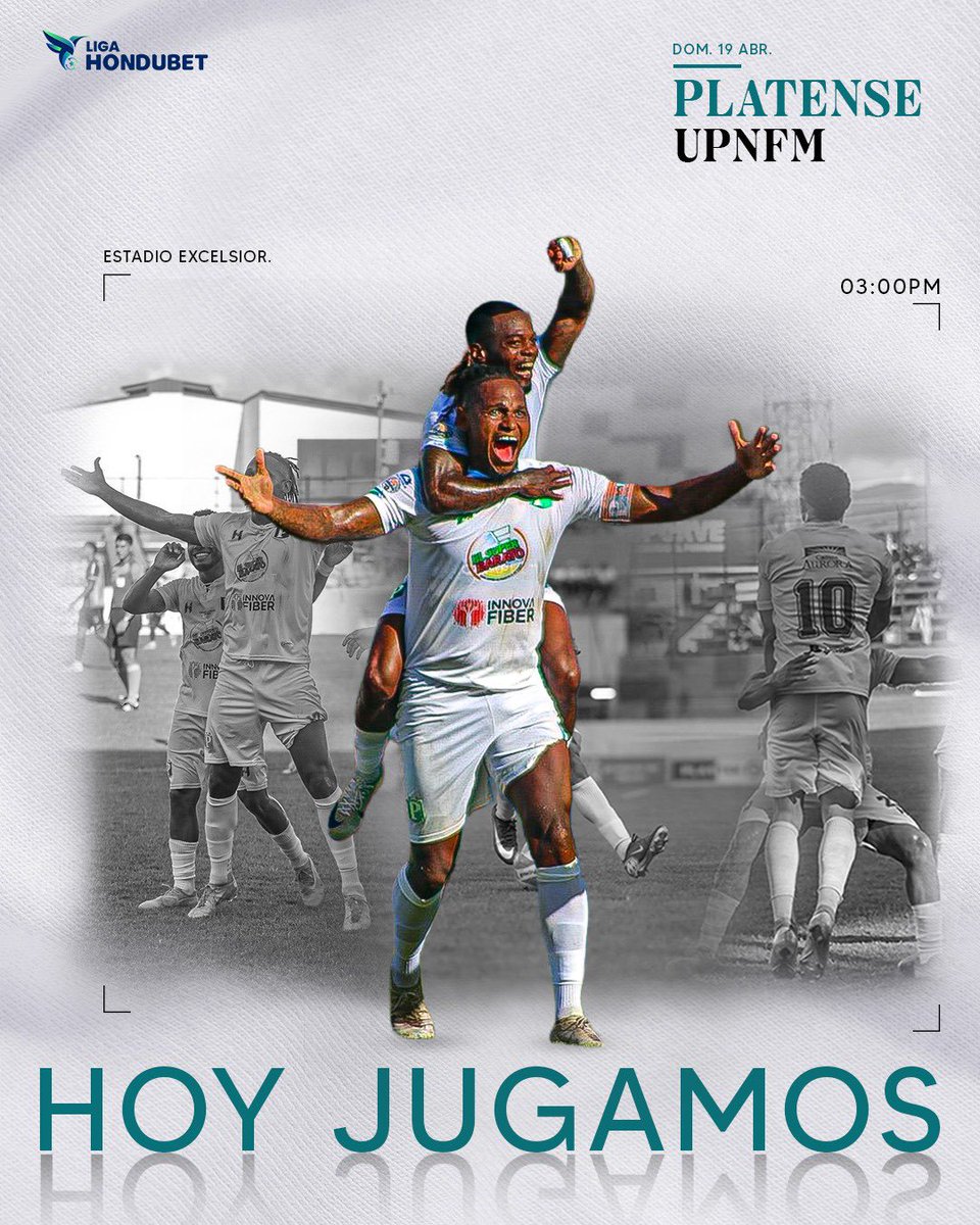 PlatenseFClub's tweet photo. Hoy es día de Partido, ¡𝙃𝙊𝙔 𝙅𝙐𝙀𝙂𝘼 𝙀𝙇 𝙏𝙄𝘽𝙐! 😍🦈

🆚 UPNFM🦊
⌚️ 3:00 P.M. 
🏟️ Estadio Excélsior  
🌇 Puerto Cortés
📌 Jornada 19 
🏆 Liga Hondubet 

🎟️ Entrada General: L. 200 (Silla) https://t.co/6fYfn2iEUM