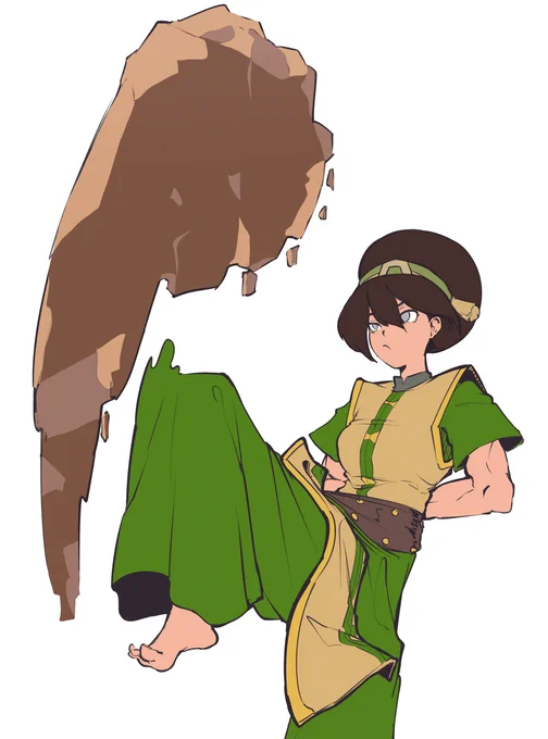 Toph if there was a movie where the gaang were adults