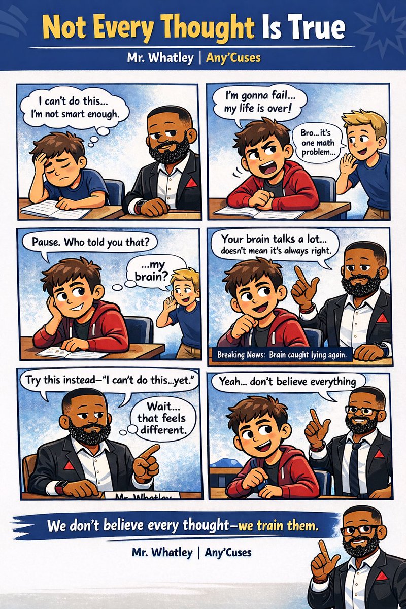 WCDWM2's tweet image. Any’Cuses Comic #education #Educación #comicBro