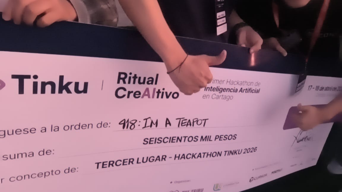 Mega_Barto's tweet photo. We won the hackathon of Tribu, @MiniMax_AI and @cursor_ai https://t.co/g9BOGLLnvW