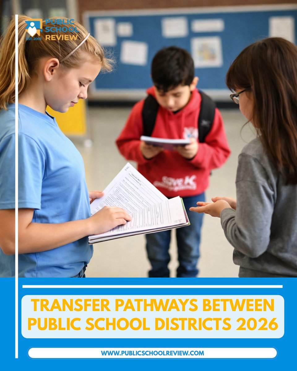 PublicSchoolRev's tweet image. Public school transfers are more flexible in 2026. 🏫

From open enrollment to magnet programs—families have more choices.

Is your child in the right school? 🎯

🔗 publicschoolreview.com/blog/transfer-…

#SchoolChoice #Education #K12 #ParentGuide