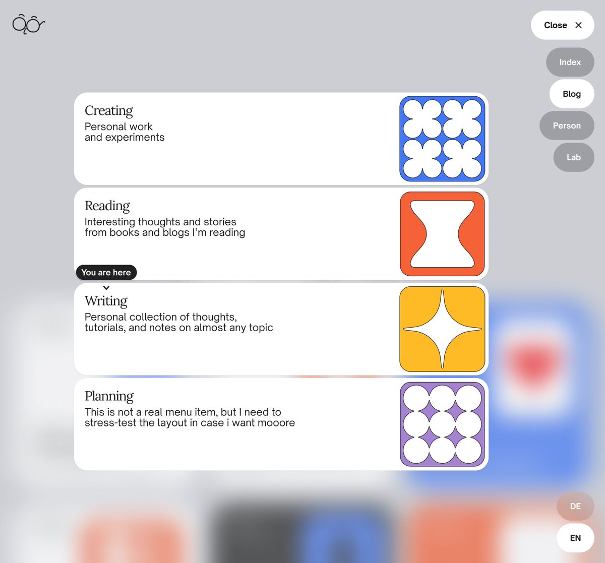 captainlowie's tweet photo. Menu UI https://t.co/9kOfo63OOc