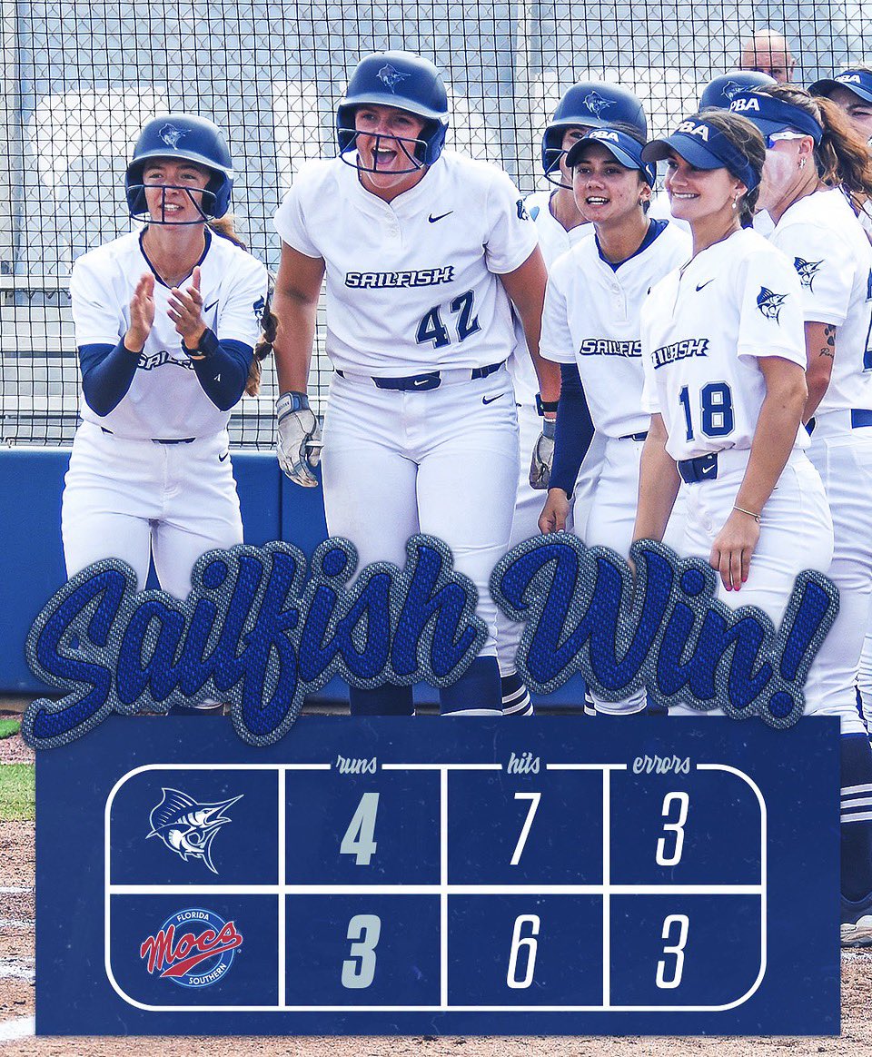 ROLLINS3's tweet photo. 🤩Sailfish take the series - 2 out of 3! @PBASailfish @SailfishSB @coachKasey @D2SSC @BoostSoftball @IHartFastpitch @SoftballDown @LargoAthletics @LARGOSOFTBALL https://t.co/eqyVVjDBRi