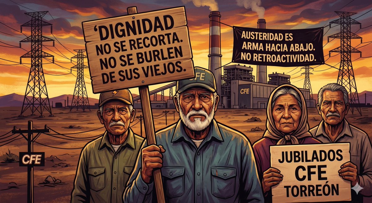¿Se puede llamar "austeridad" a recortar el sustento de quienes construyeron la red eléctrica de todo un país? 🔌🇲🇽 La dignidad de nuestros viejos no debe ser moneda de cambio política. Este domingo Jaime Martínez Veloz nos comparte un interesante análisis infonor.com.mx/articulo/entry…