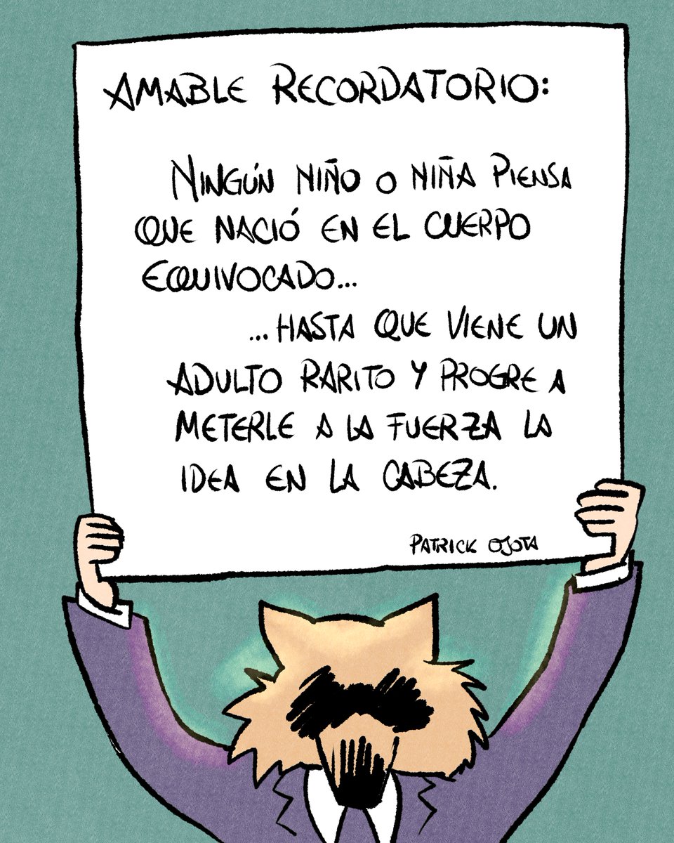 Las infancias trans no existen. Fin.