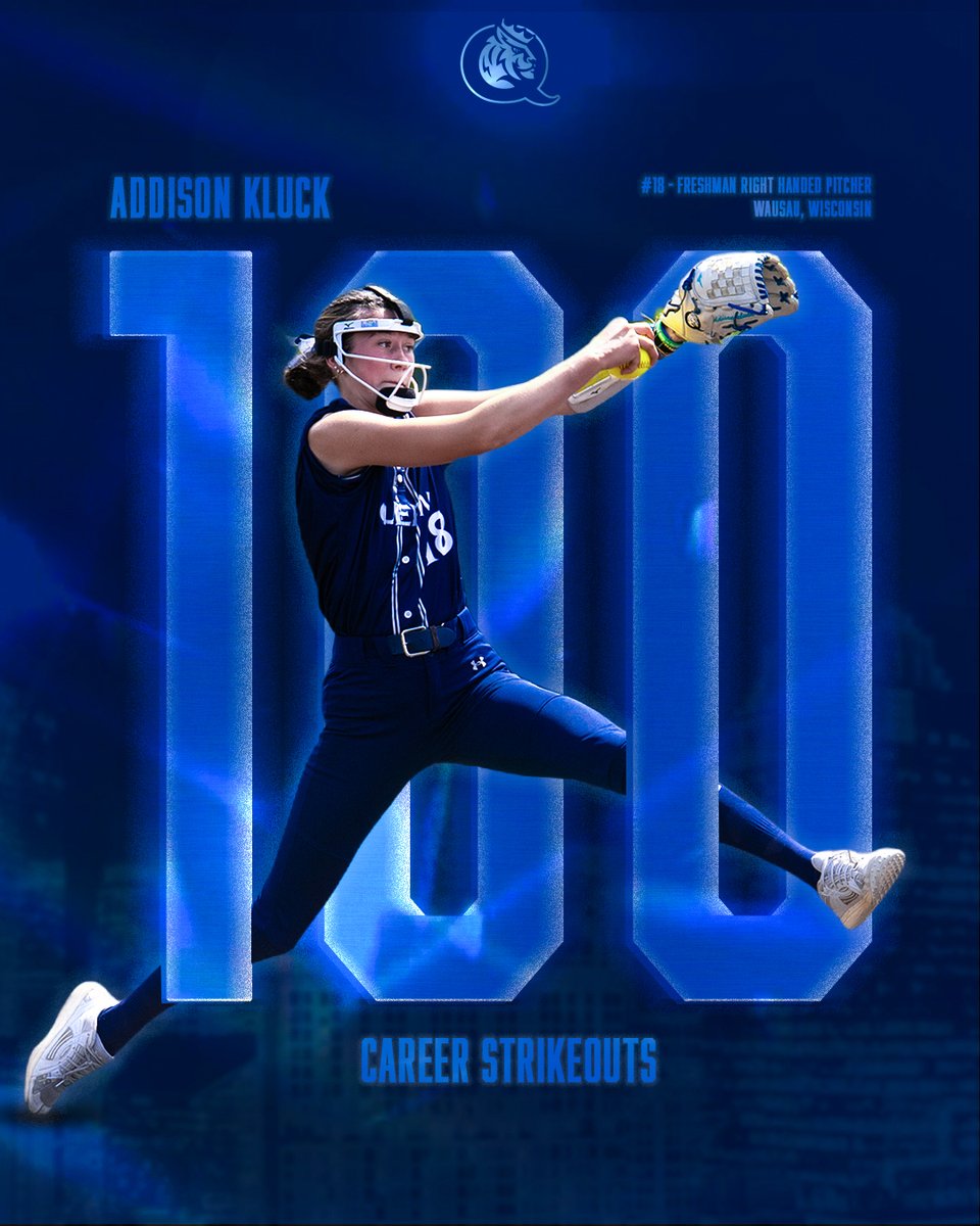 RoyalsSball's tweet photo. And there she goes!

100 strikeouts this season for the freshman Addison Kluck 🔥

#RoyalsRise | #QUeenCity https://t.co/xdTbwGEeec