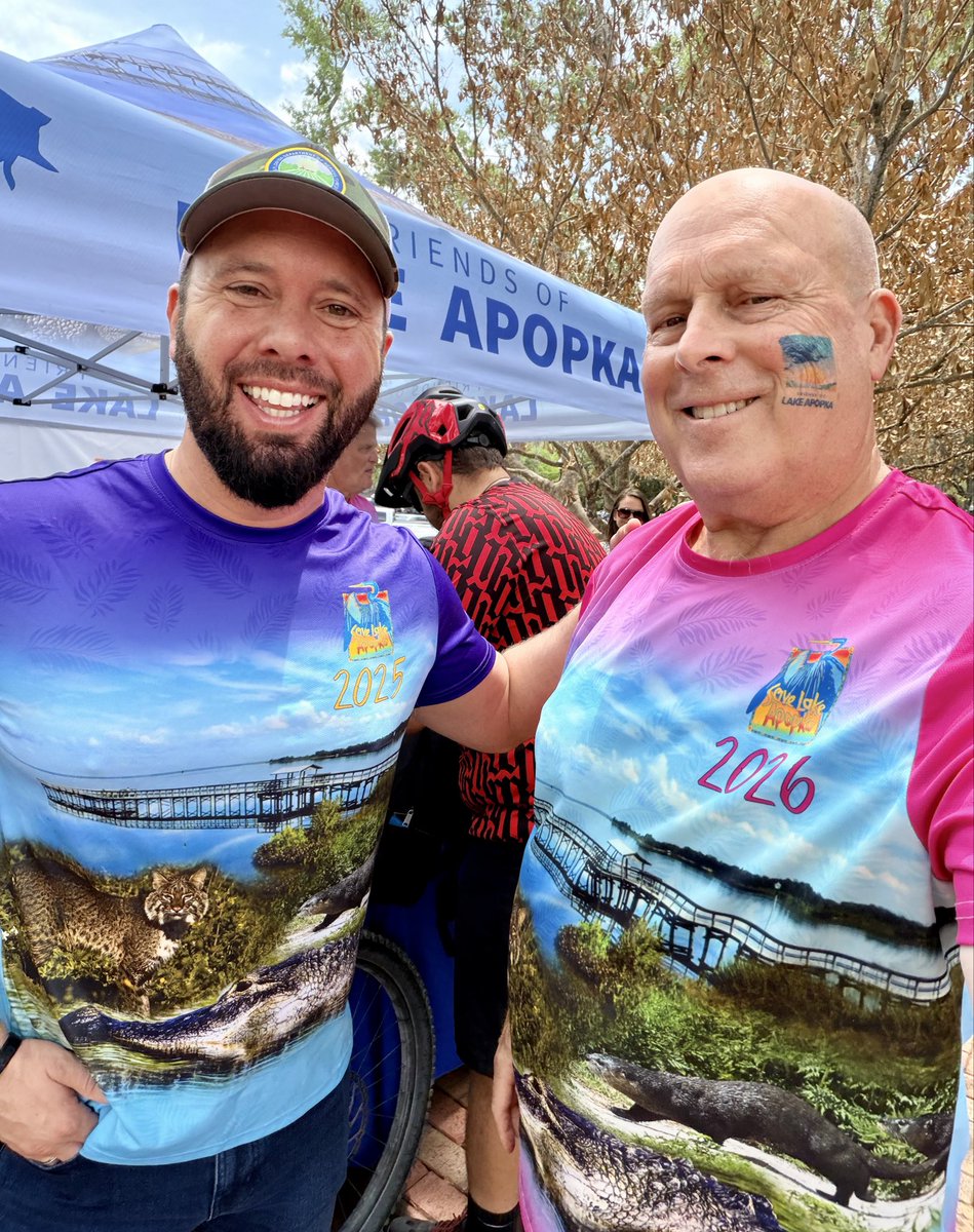 AustinArthurWO's tweet photo. Congrats to Friends of Lake Apopka for their RECORD BREAKING FOLA 40 ! This year is the first time the trails are fully connected ! Thanks to their advocacy AND the lake is being revitalized and protected ! https://t.co/A5ehwOihE6