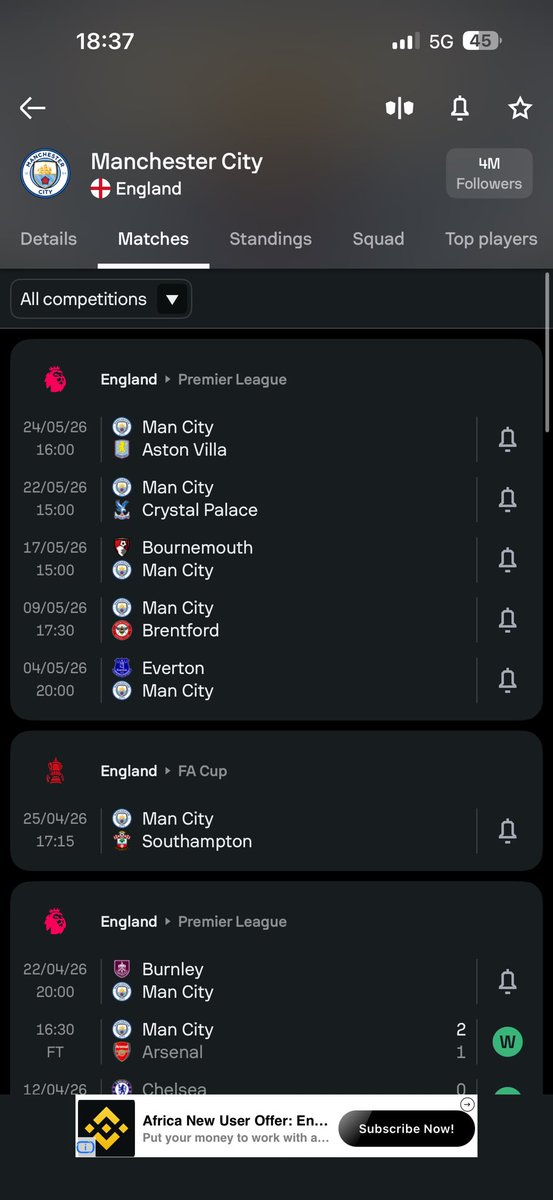 oku_yungx's tweet photo. If after seeing this fixtures and you believe ARSENAL FC is winning the league, you need MENTAL evaluation.  🤣🤣🤣

MAN CITY FOR LIFE ❤️ https://t.co/YseEPvgAEN