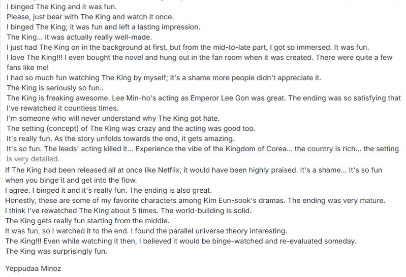 sevennyLMH's tweet image. [HOT TOPIC] Knetz "Even while watching it then, I believed it would be binge-watched and re-evaluated someday. 
I've rewatched The King 12 times.
The King is seriously so fun.
#LeeMinHo was a born emperor."
#TheKingEternalMonarch #더킹영원의군주 #이민호