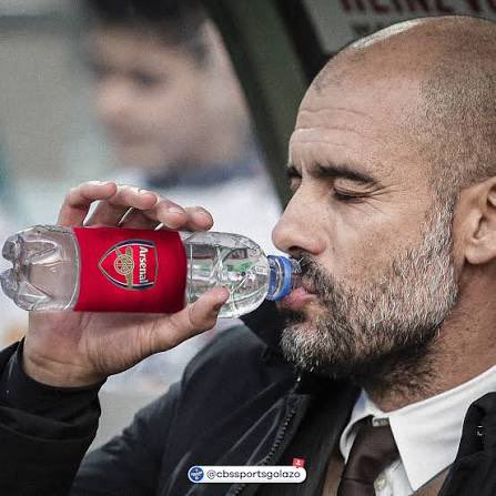 DozeLawd's tweet photo. Pep is saying drink water 💦
Arsenal's title race in shambles.
Will Manchester city win again.
Aguero moment again???
Btw, Use Monad. 

#MCIARS
#ANAPAULACAMPEÃ #BeşiktaşınMaçıVar #brøndby #SüperLig https://t.co/s7YRrC1Phu