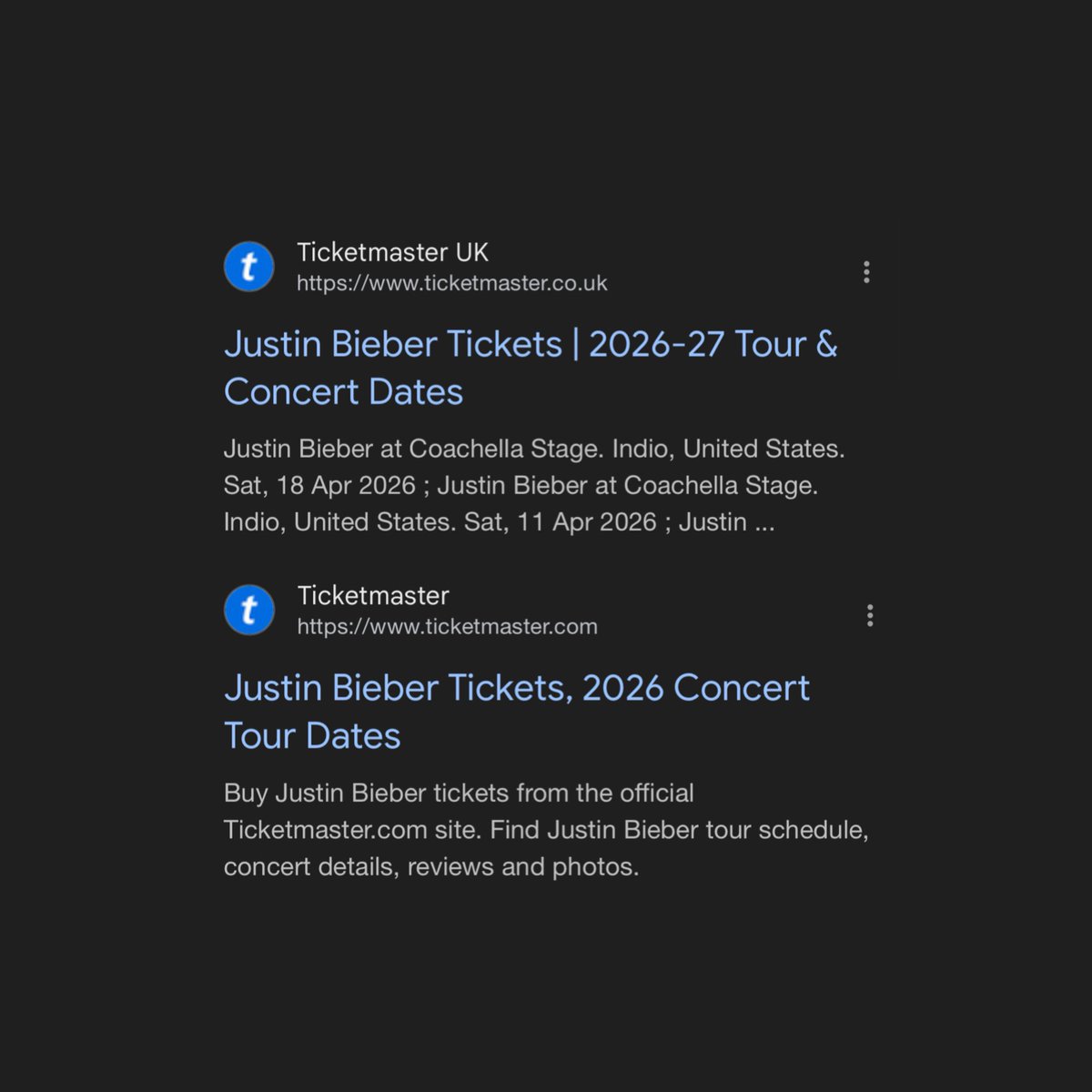 Turnê Bieber tweet media