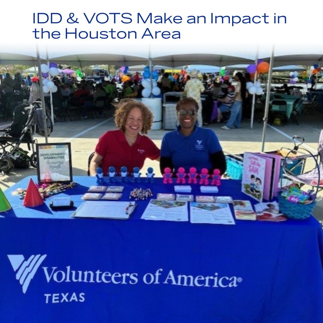VOA Texas’ IDD and VOTS teams were proud to support the Houston community during Developmental Disabilities Awareness Month, sharing resources, volunteering, and connecting with hundreds of attendees.

Learn more at voatx.org. 

#VOATexas