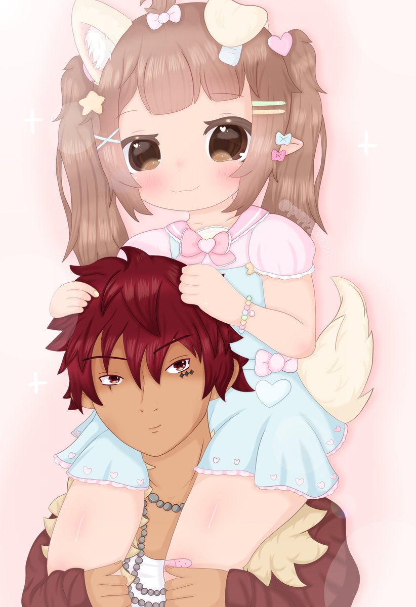 puppycinna's tweet photo. 2 years since cinna's first collab!! tysm to my big bwuther @ky_ufu for collabing with mi and supporting mi for these couple of years! ૮꒰˵• ﻌ •˵꒱ა

⏔⏔⏔ ꒰ ᧔ෆ᧓ ꒱ ⏔⏔⏔
#scribblesaur https://t.co/xx3YNq2bFN