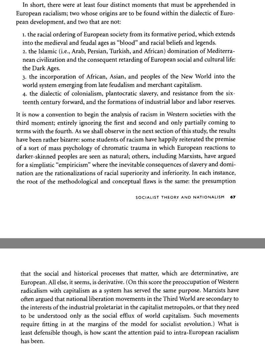 This is the post that kicked off the Cedric Robinson stuff, right?

It would be crazy if Robinson criticized the very thing he’s accused of doing here. 

Let’s take a look at what he wrote. 

Oh