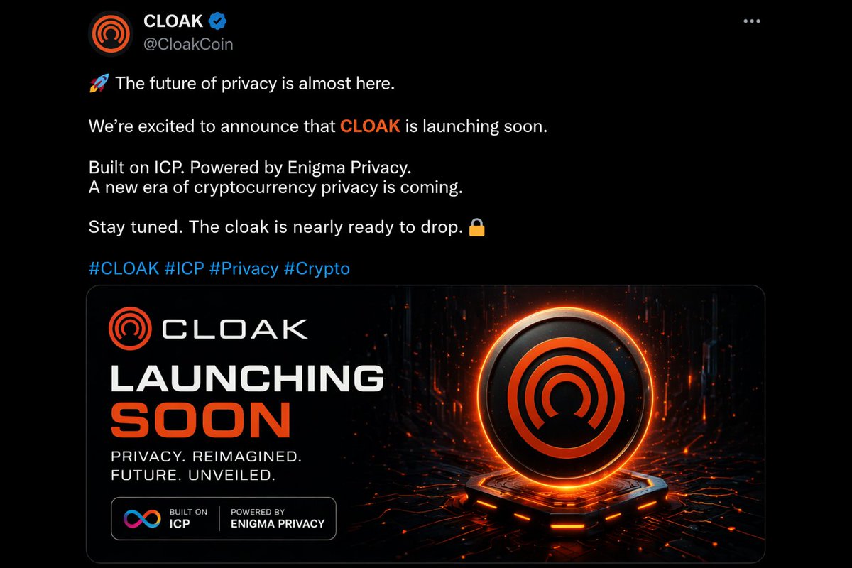 CloakCoin - Pay with $CLOAK, not your Privacy tweet media