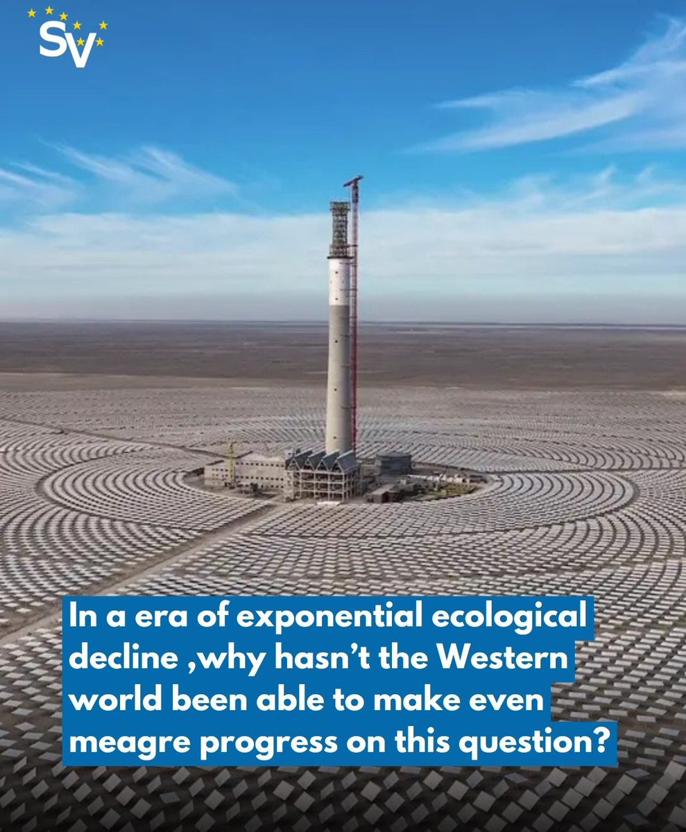 VoiceSocialist's tweet image. Since the turn of the century, China has been undergoing its own green industrial revolution. In 2023, China was responsible for the production of over 80% of the world’s solar panels 

Read on socialistvoice.ie/2026/04/chinas…
#china #ecology