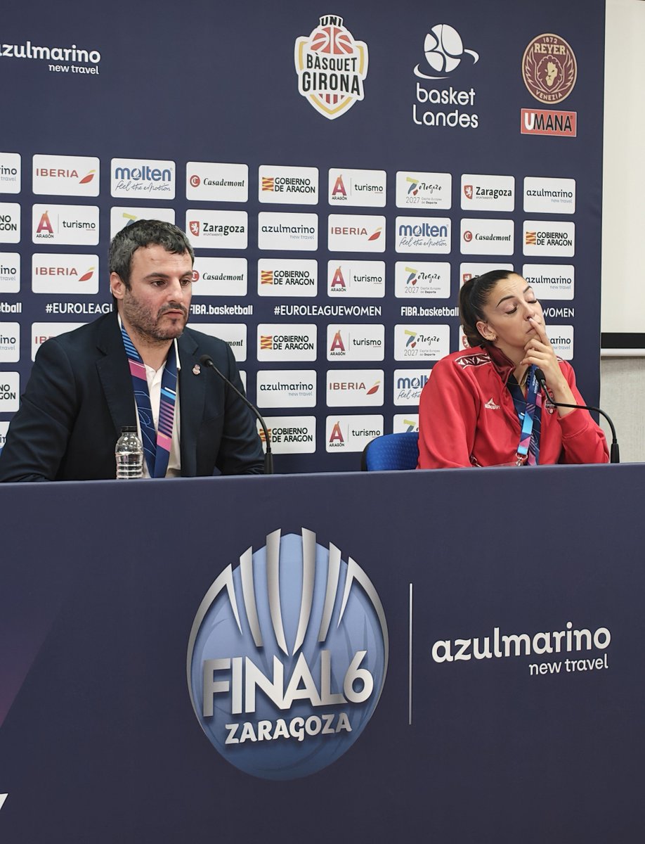 basketmedia365's tweet photo. What a pair of leaders. 

Ultimate roller coaster season needs amazing leadership.

Helped by amazing Marea Roja support (best I have witnessed) in this competition in the Finals. 

Congratulations Zaragoza. Club, city and fans.

History made with drama. Just like how the season started!