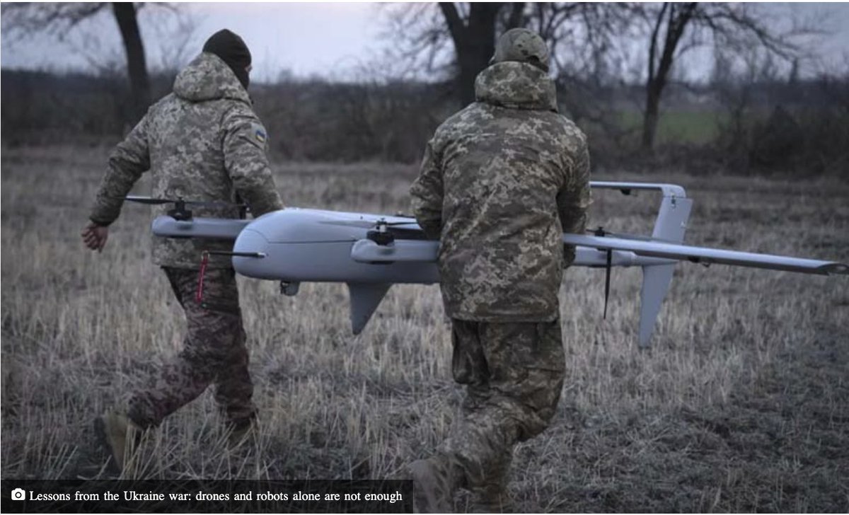 EnImArabic's tweet image. Lessons from the #Ukraine war: drones and robots alone are not enough
en.imarabic.com/?p=63475 via @EnImArabic