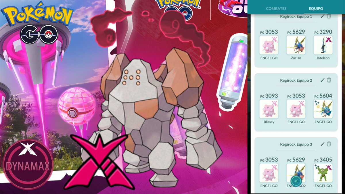 engel_go's tweet image. ✨🥊 Invitaciones Combates Max Regirock Dinamax - Counters y Tips | Pokémon GO Live

🔛 Directo ahora en YouTube: 
youtube.com/live/3Pt6E-vxo…

🔛 Live en TikTok: 
tiktok.com/@engelgoyt/live

#PokemonGO