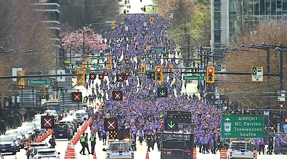 DriveBC's tweet photo. ⚠️#BCHwy99 - expect delays southbound through the #StanleyPark #Causeway due to closures in the #WestEnd for the #SunRun.
#Vancouver
ℹ️https://t.co/Fpqb2v4IHf https://t.co/99LQYnkUq5