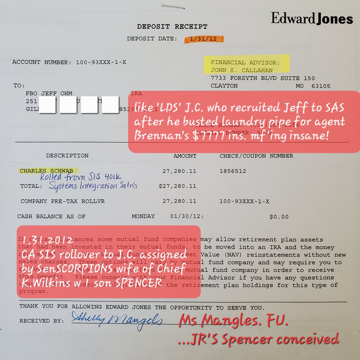 2Corinthio15559's tweet image. #DANIEL 2:21

My sham illegal 'spouse' demon hid behind my identity for decades of VILE PLAN to CORRUPT &amp;amp; STEAL JR'S 5 × MY 2 KIDS!

FUCKING CLUB foot UNIBROWD demon Jeff loved sayin "I reached out to Peter" CFO of SenSCORPIONS! #MATT 4:29...

LAST ODAYS FUCKN MOCKERS!