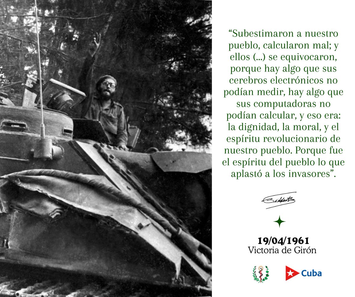 Girón, el mensaje de Cuba a los que intentan apoderarse de Cuba.