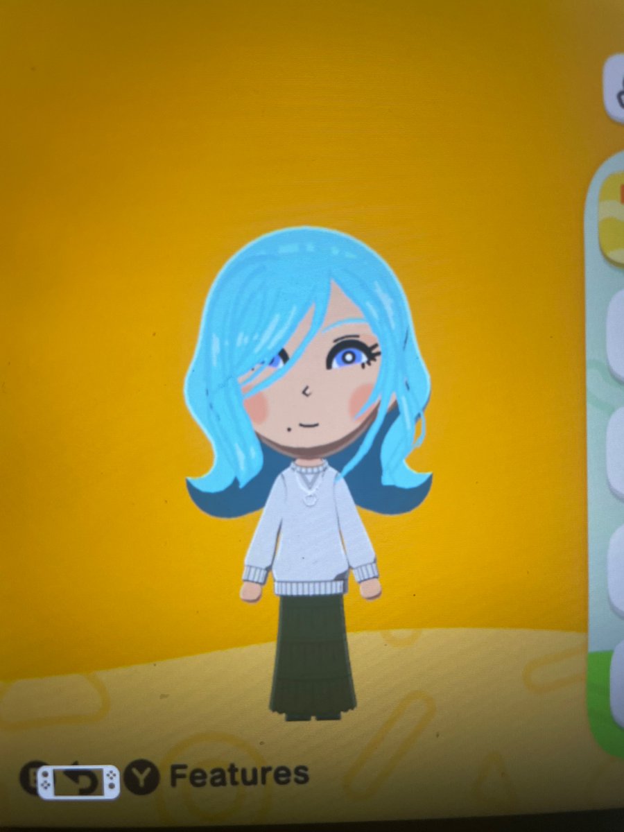 dearmafuyuz's tweet image. on a mii spree #today