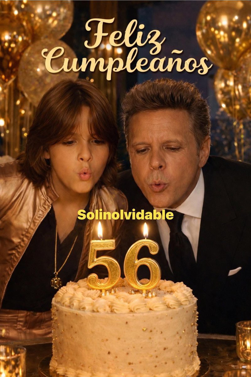 solinolvidable's tweet photo. Hoy el mundo celebra el talento de una leyenda. ¡Feliz cumpleaños, Luis Miguel! 🎉 Que este nuevo año venga lleno de éxitos, salud y más noches inolvidables bajo tu luz. ¡Salud, Rey! 👑✨ @LMXLM #felizcumpleluismiguel https://t.co/Uchm6fEz3G