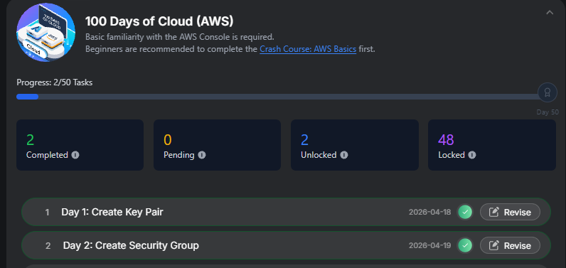 om_Chaudhari365's tweet image. Completed ✔️ 

Created Security Group with 2 inbound Rules..
#cloud #aws #learninginpublic