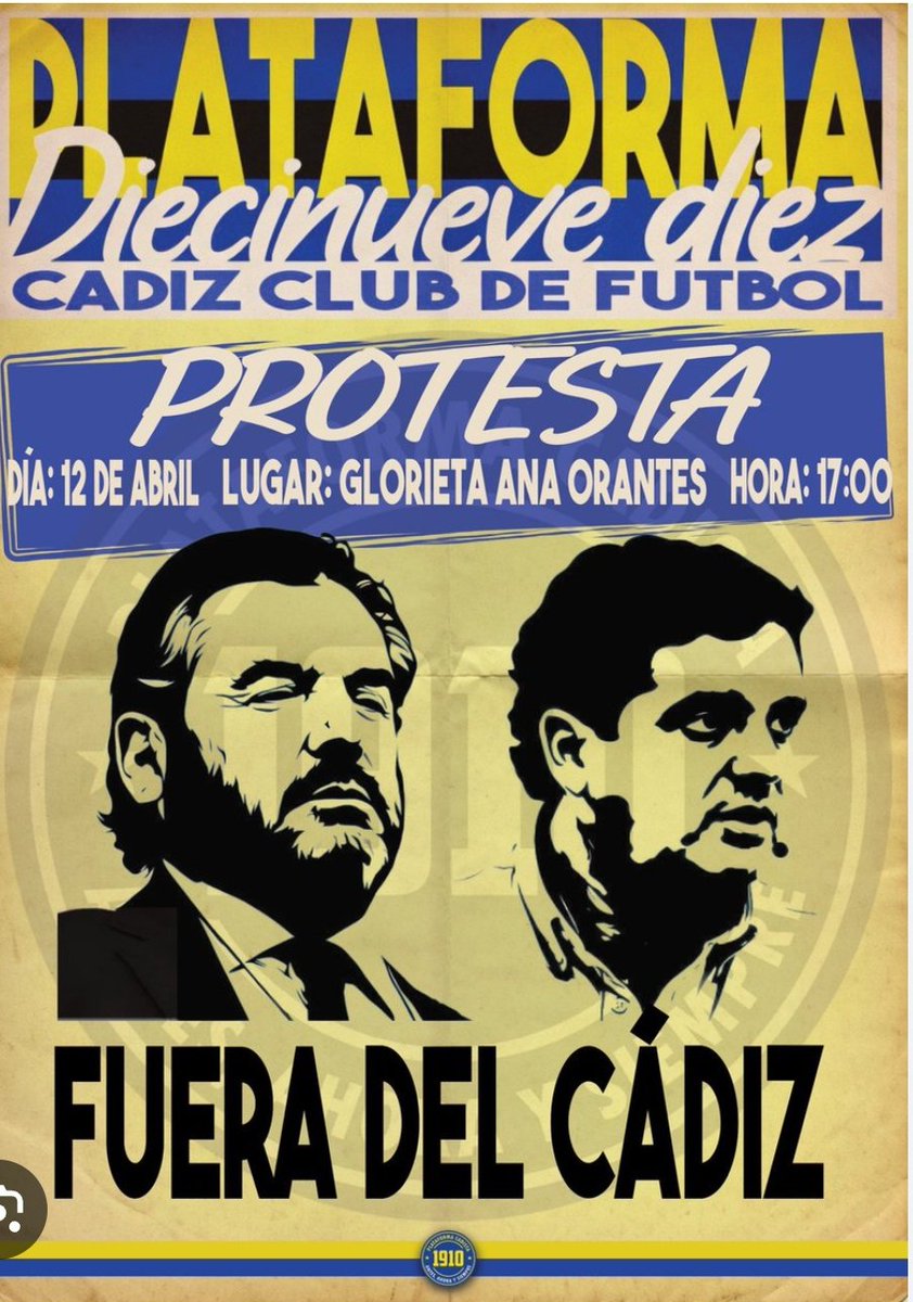 ManuMjbm's tweet photo. ha llegado el momento de liarla en el siguiente partido a mi desde luego me da igual los jugadores el partido , todo esto es una vergüenza .En el próximo partido deberiamos de sacar todos este cartel @plataforma1910 @1CadistaMas @ElTerritorioDig @jcgualtrapa https://t.co/a56NvzPFOr