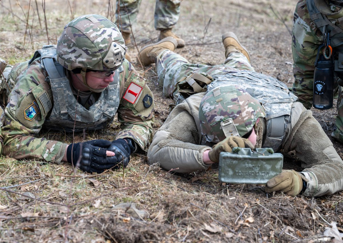 MNNationalGuard's tweet image. Our competitors completed the final push of the 2026 Best Warrior Competition at Camp Ripley Training Center on day three.